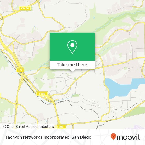 Mapa de Tachyon Networks Incorporated