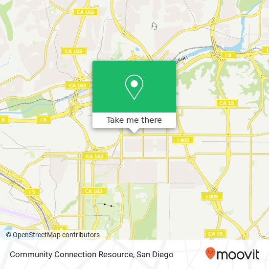 Mapa de Community Connection Resource