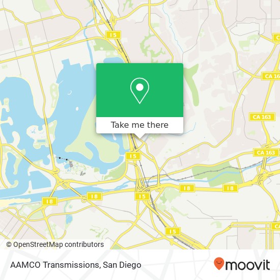 Mapa de AAMCO Transmissions