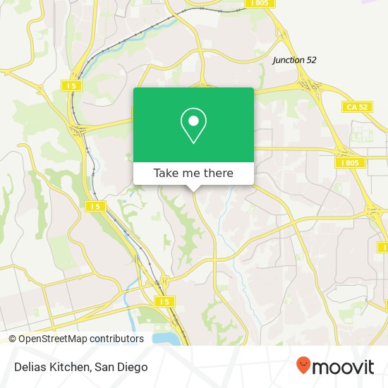 Delias Kitchen map