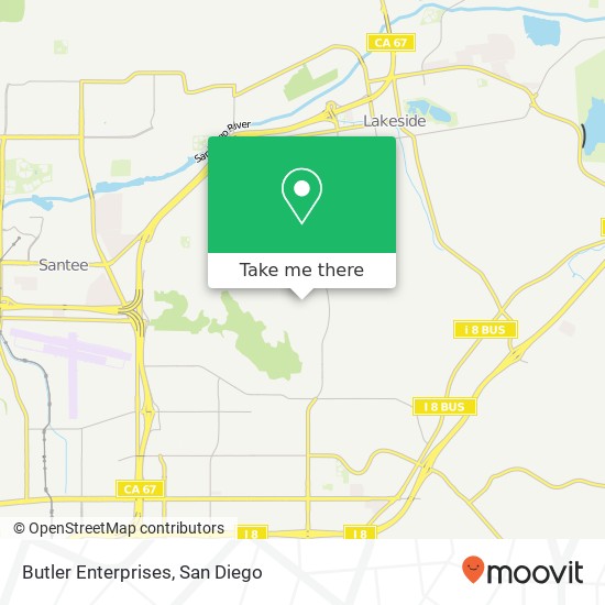 Mapa de Butler Enterprises
