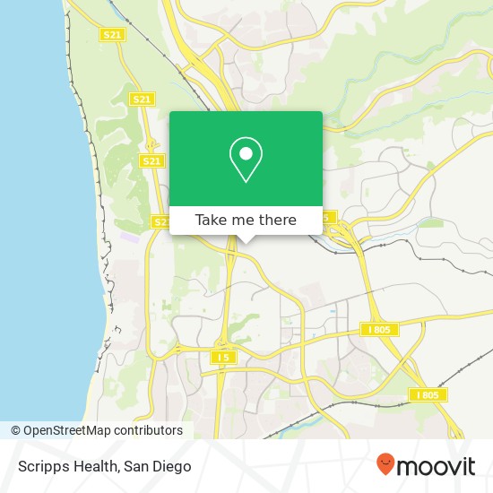 Scripps Health map