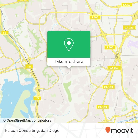 Falcon Consulting map