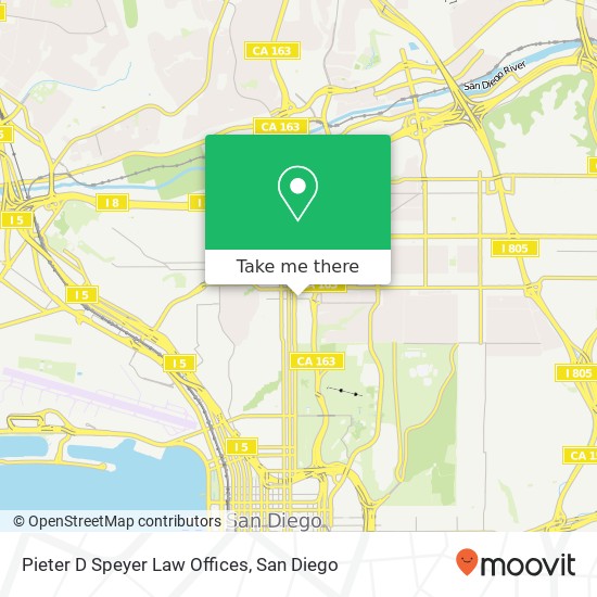 Pieter D Speyer Law Offices map