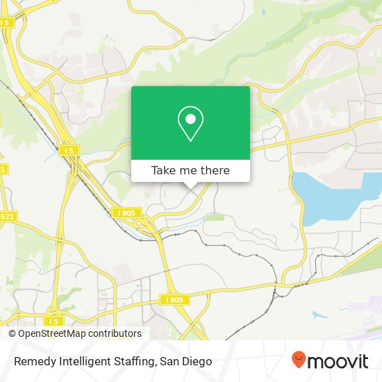 Mapa de Remedy Intelligent Staffing