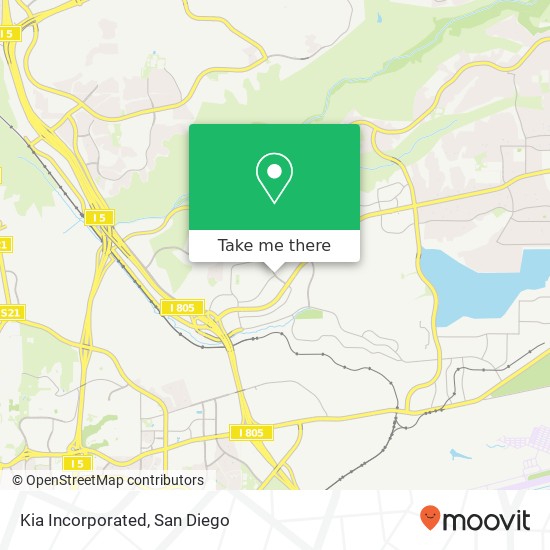 Mapa de Kia Incorporated