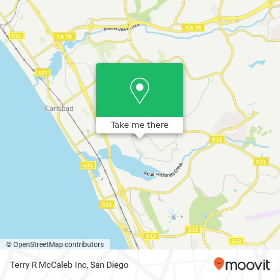 Terry R McCaleb Inc map