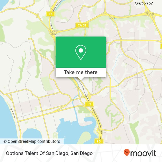 Mapa de Options Talent Of San Diego