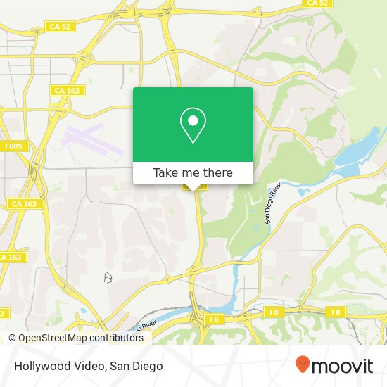 Hollywood Video map