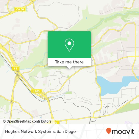 Mapa de Hughes Network Systems