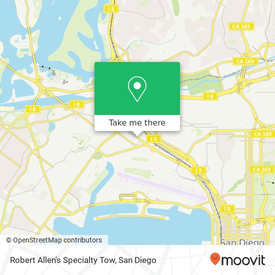 Mapa de Robert Allen's Specialty Tow