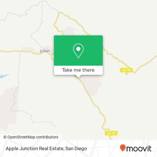 Apple Junction Real Estate map