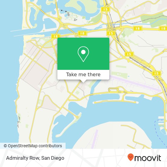 Mapa de Admiralty Row