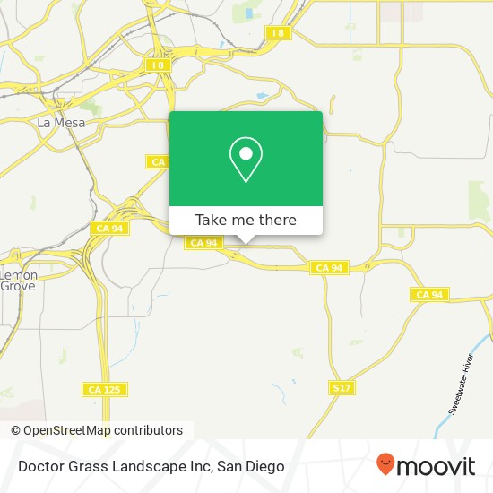 Doctor Grass Landscape Inc map