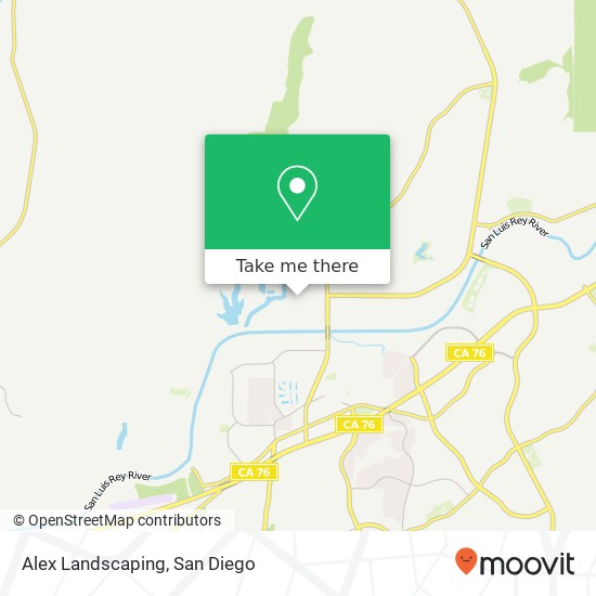 Alex Landscaping map