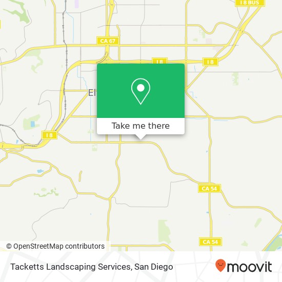 Tacketts Landscaping Services map