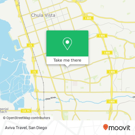 Mapa de Aviva Travel