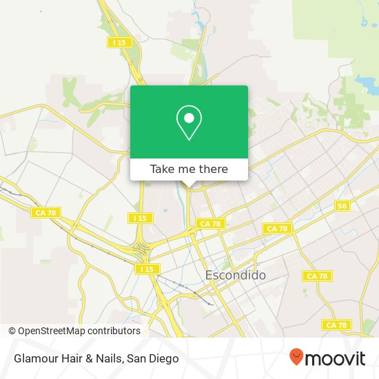 Glamour Hair & Nails map