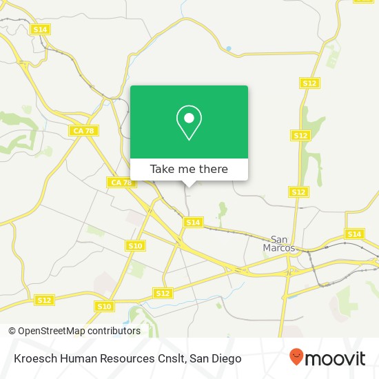 Kroesch Human Resources Cnslt map