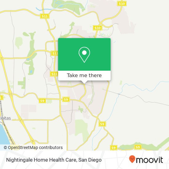 Nightingale Home Health Care map