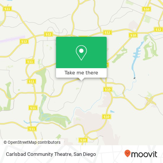 Carlsbad Community Theatre map