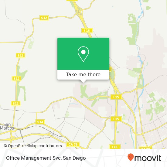 Mapa de Office Management Svc