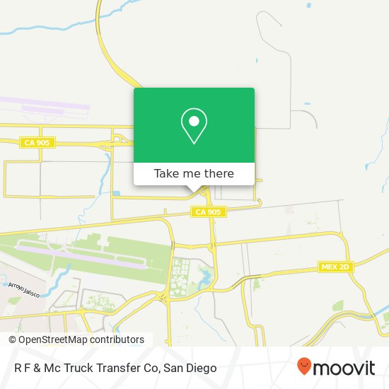 R F & Mc Truck Transfer Co map