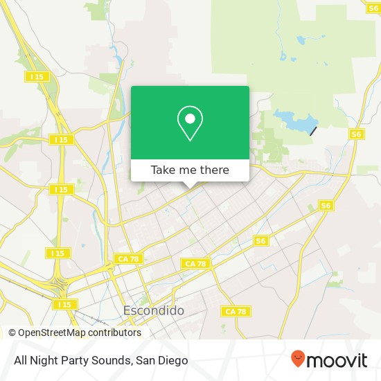 All Night Party Sounds map
