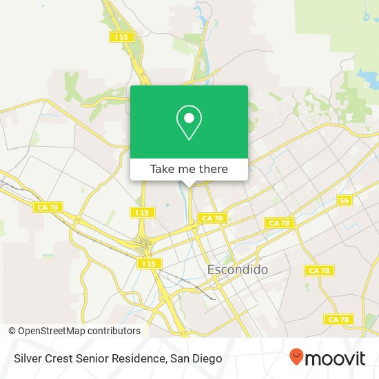 Silver Crest Senior Residence map