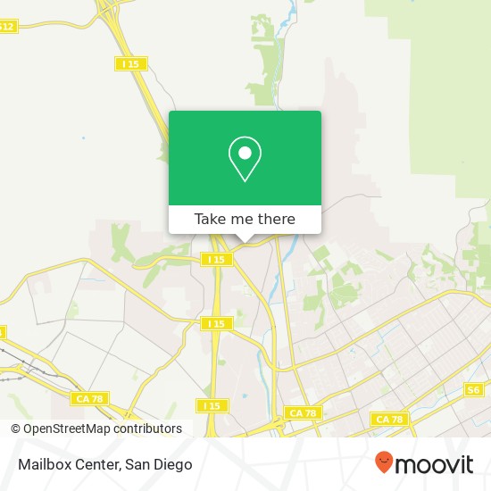 Mapa de Mailbox Center