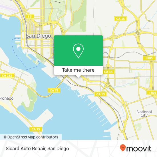 Sicard Auto Repair map