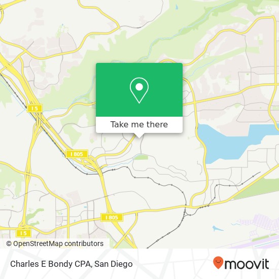 Charles E Bondy CPA map