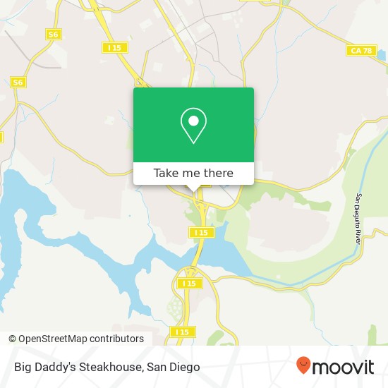 Mapa de Big Daddy's Steakhouse