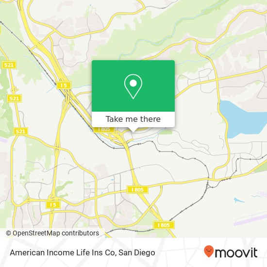 American Income Life Ins Co map