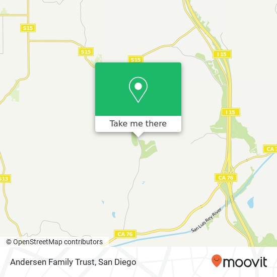 Andersen Family Trust map