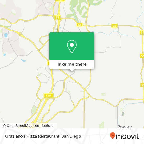 Mapa de Graziano's Pizza Restaurant