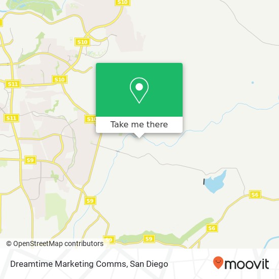 Mapa de Dreamtime Marketing Comms