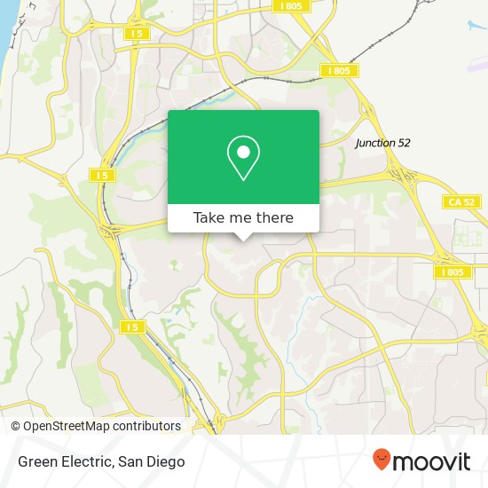 Green Electric map