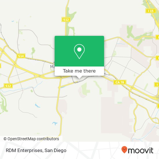 RDM Enterprises map