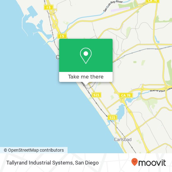 Tallyrand Industrial Systems map