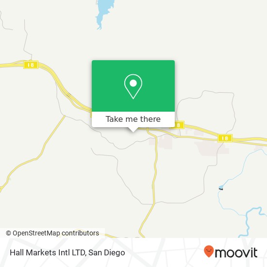 Hall Markets Intl LTD map