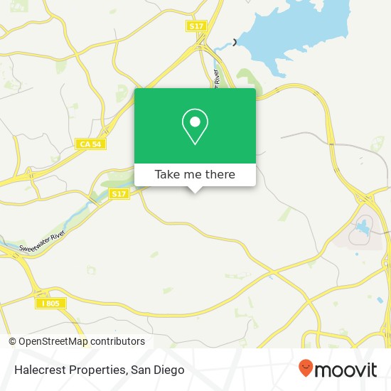 Mapa de Halecrest Properties