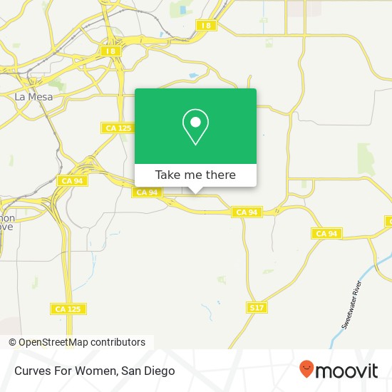 Curves For Women map