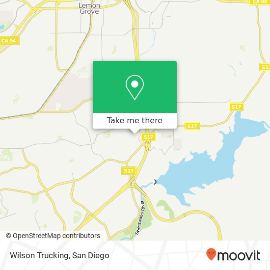 Mapa de Wilson Trucking