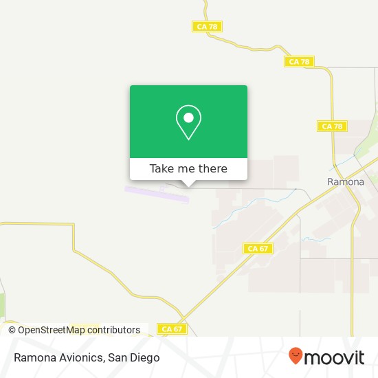 Ramona Avionics map