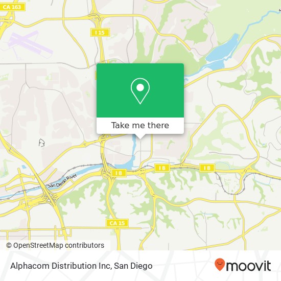 Alphacom Distribution Inc map