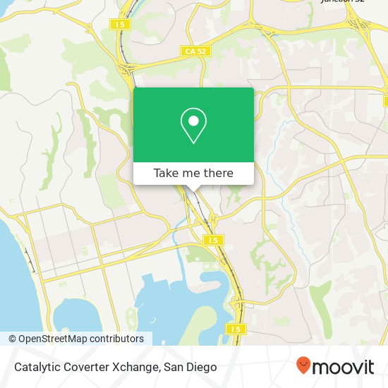 Mapa de Catalytic Coverter Xchange