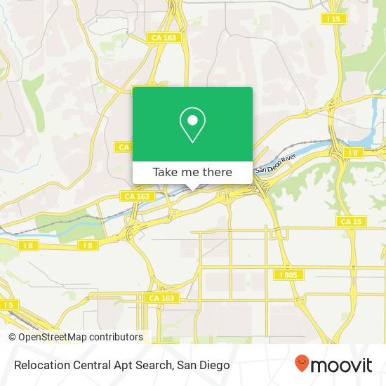 Mapa de Relocation Central Apt Search