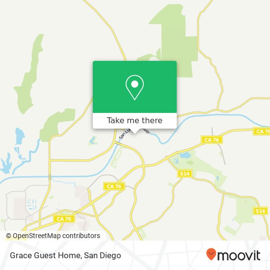 Grace Guest Home map