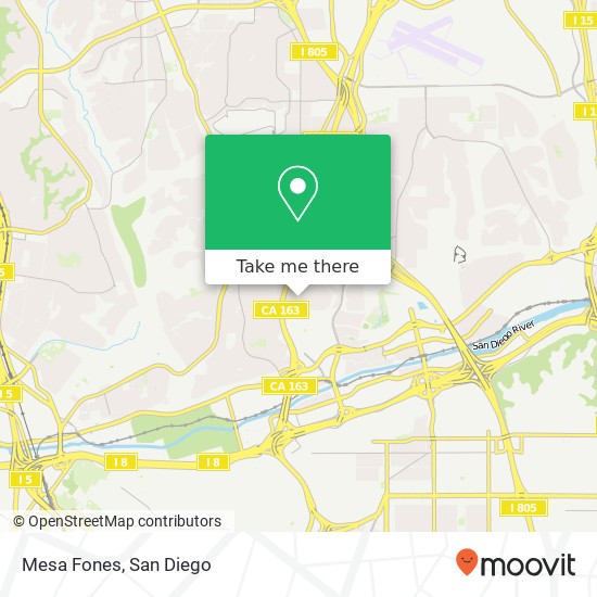 Mesa Fones map